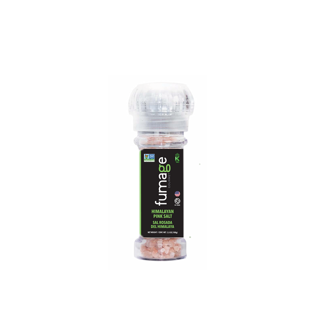 Bundle - Himalayan Pink Salt 3.5oz/ Black Pepper 1.6oz Grinders